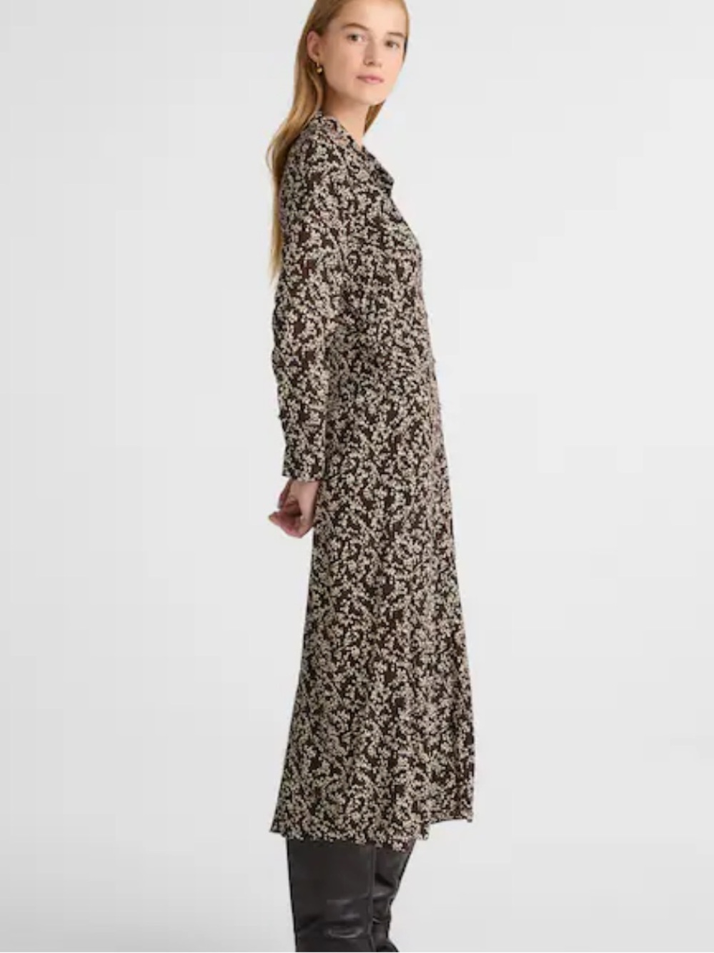 Madewell ruched midi shirtdress 6 m - Picture 3 of 14